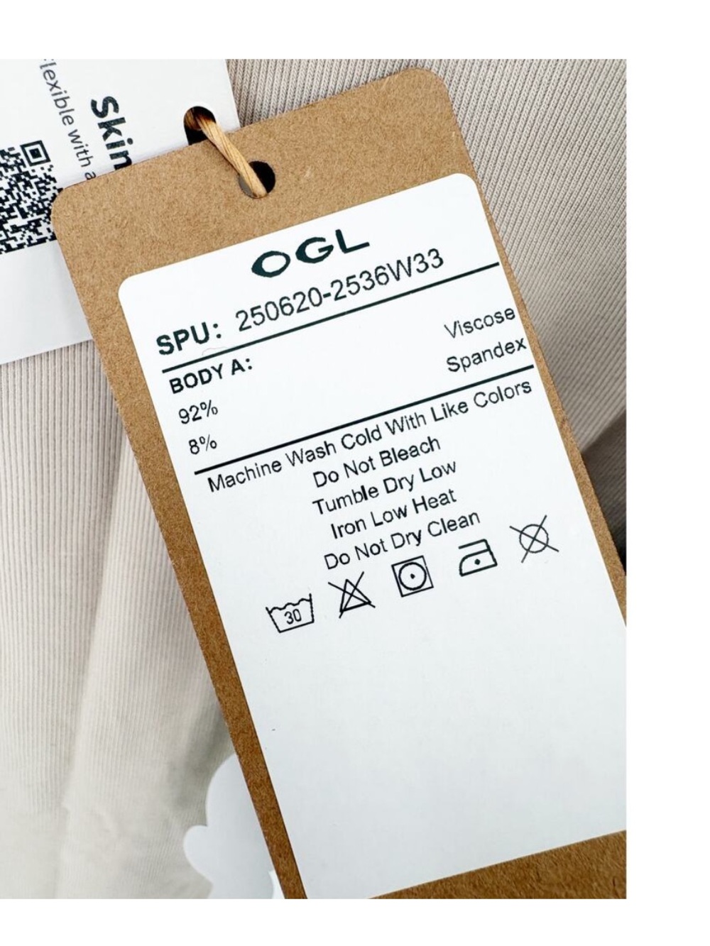 OGL Skirt Size Flowy Side Ruched A-line Midi Skirt Fog Cream Eco-SkinKiss - Picture 11 of 13